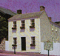 The Clemens home in Hannibal - complete with whitewashed fence
