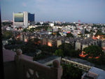 View out our hotel window at Chennai