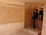 There are lots of other tombs around the step pyramid with the finest carvings we saw outside the Egyptian Museum