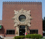 Grinnell's fantastic Louis Sullivan Bank building (1914)