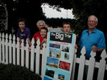 Grandma and Grandpa and the BIG TRIP sign