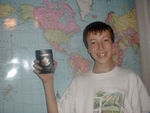Duncan with our first passport