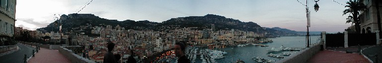 Monaco from Le Roche
