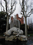 Statue in Barcelona park tells an old story