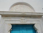 Lintel of church