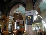 Inside the church