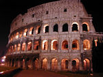 Colosseum at night