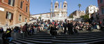 Spanish steps panorama.  
