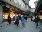 Goofing around on the Ponte Vecchio