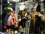Carnaval costumes in a shop window