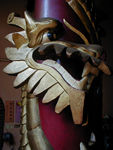 Dragon at the Chinese temple