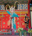 This is a woman disguised as a man who is a spy and a general disguised as a servant trying to steal the lady/man/spy's passport.  That should give you some idea of the Opera's storylines.