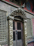 Carved doorway