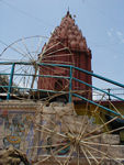 Umbrella frames near Dasanwamedh Ghat