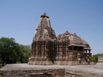 The temples are on elevated platforms.  This is sometimes dangerous when one is looking at sculptures and walking backwards to get a better view.