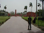 an 18th-century open-air observatory (Jantar Mantar).  Last October, the Indian government raised the prices for foreigners at all the Delhi archeological sites.  We are supposed to pay 50 times what Indians pay.  Generally, the kids go in and we wait outside.  It's one of the features that makes Delhi one of Mark's least favorite cities on the trip.