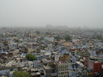A good view of Delhi's pollution.  The tower is high enough to get the pollution drifting over from industry smokestacks.  