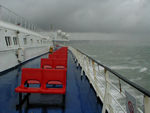 The sea from the ferry