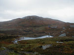 The boys with Beinn Bheag in the background (they've just come down from it)